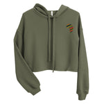 SCOPE International Embroidered Ladies' Crop Hoodie