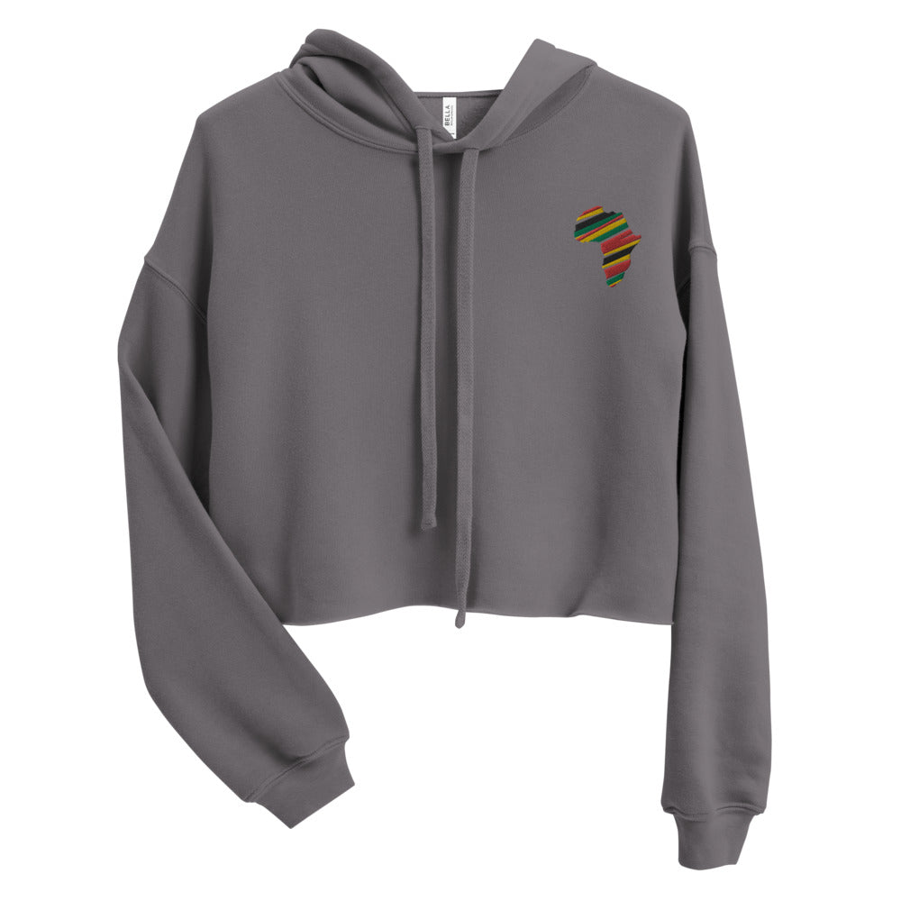 SCOPE International Embroidered Ladies' Crop Hoodie