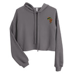 SCOPE International Embroidered Ladies' Crop Hoodie