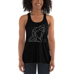 Yoga Pose Women's Flowy Racerback Tank Sizes XS-2XL