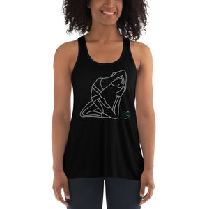 Yoga Pose Women's Flowy Racerback Tank Sizes XS-2XL