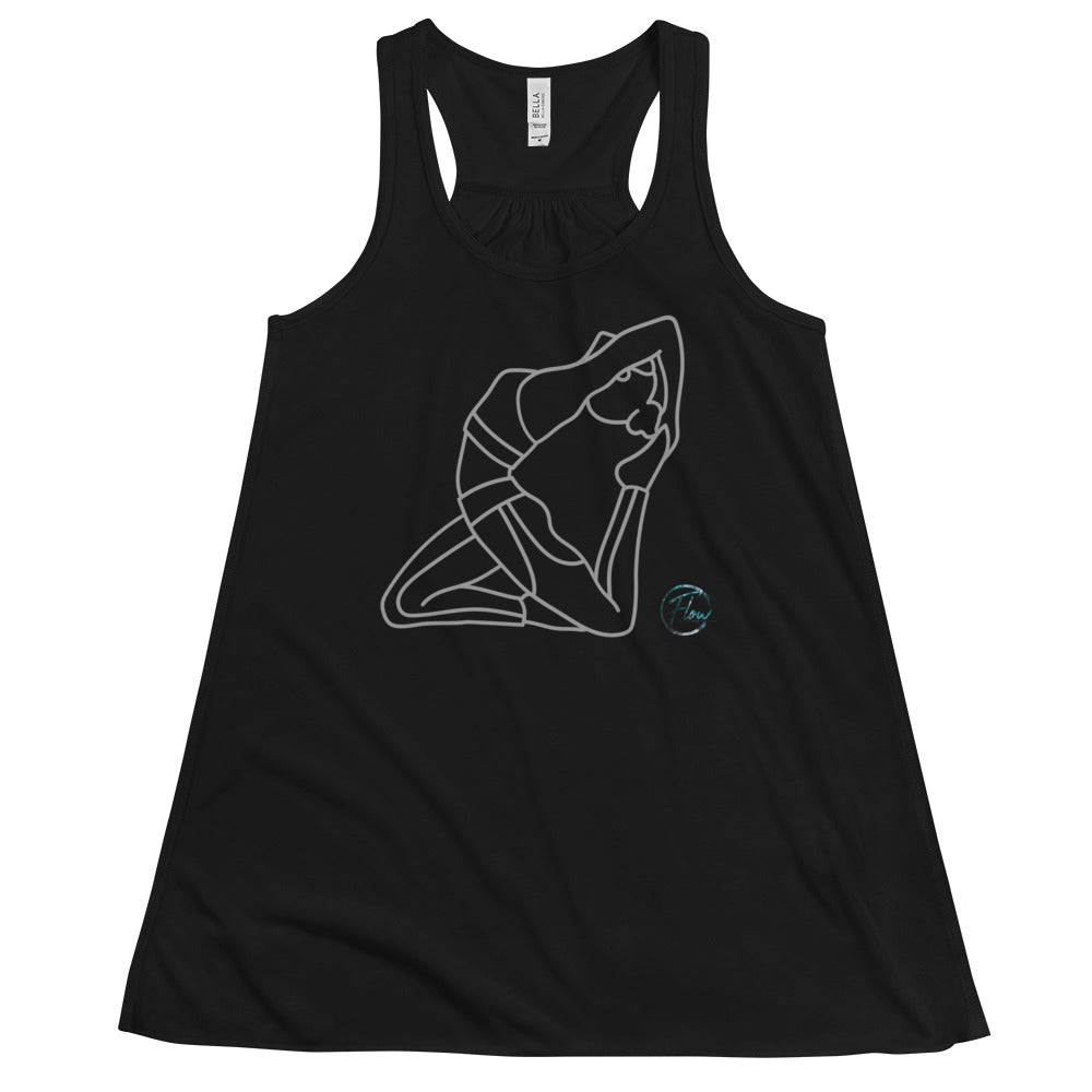 Yoga Pose Women's Flowy Racerback Tank Sizes XS-2XL