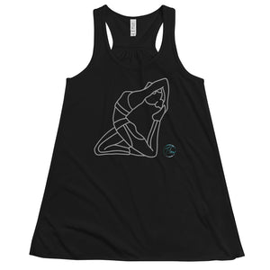 Yoga Pose Women's Flowy Racerback Tank Sizes XS-2XL