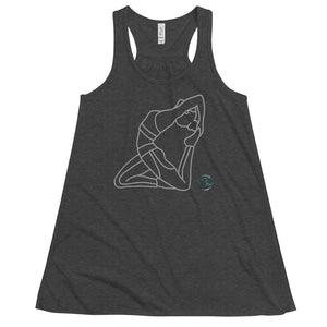 Yoga Pose Women's Flowy Racerback Tank Sizes XS-2XL