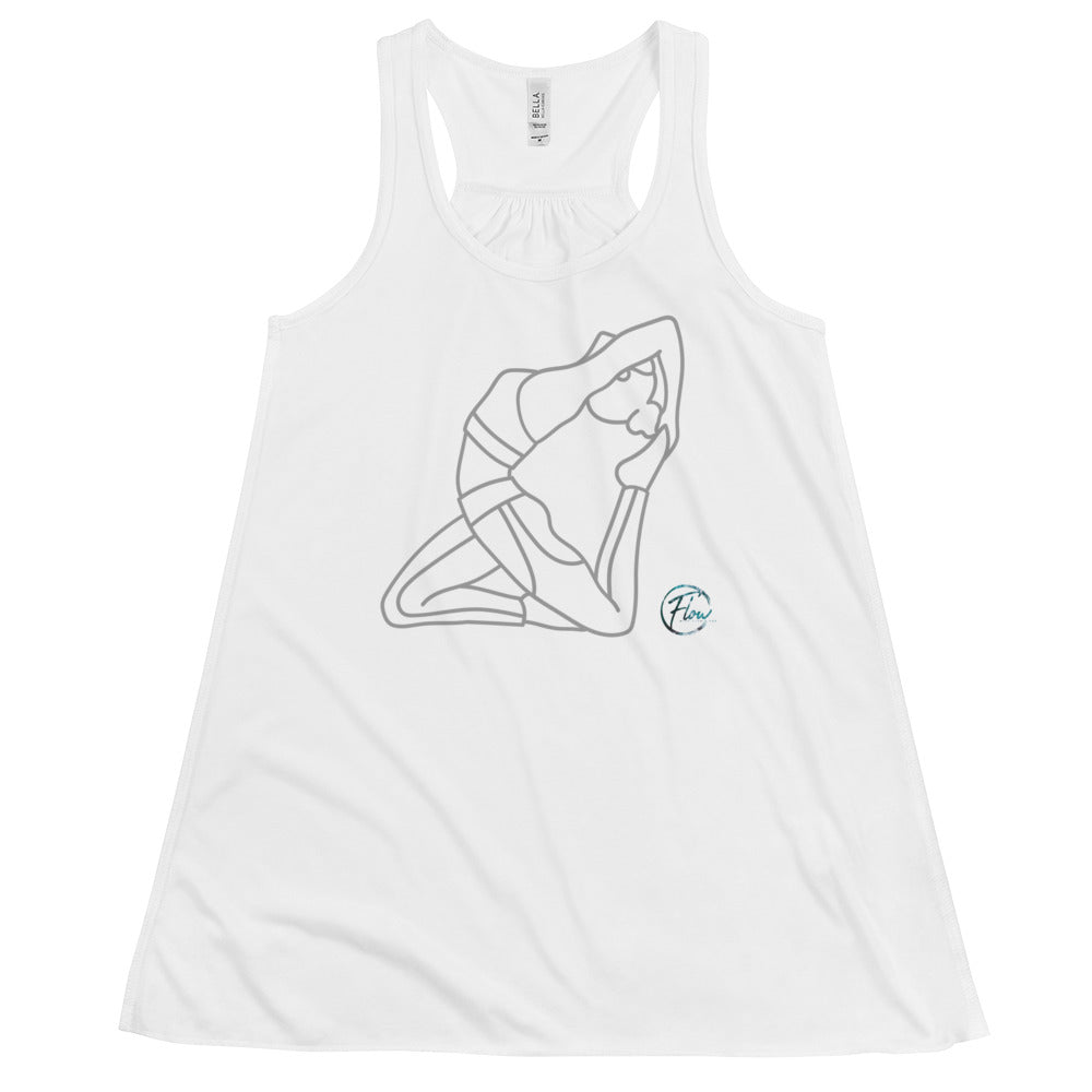 Yoga Pose Women's Flowy Racerback Tank Sizes XS-2XL