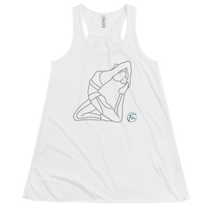 Yoga Pose Women's Flowy Racerback Tank Sizes XS-2XL