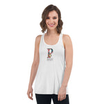 *Paisley Project Branded Collection* Flowy Racerback Tank Ladies Sizes XS-2XL