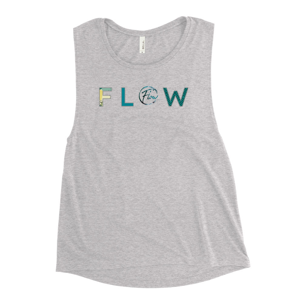 *Flow* Design, Muscle Tank Ladies Sizes S-2XL