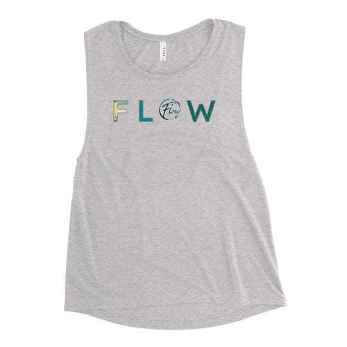 *Flow* Design, Muscle Tank Ladies Sizes S-2XL