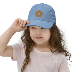 Hat, Youth Cap *Golden Flower* Embroidered Design