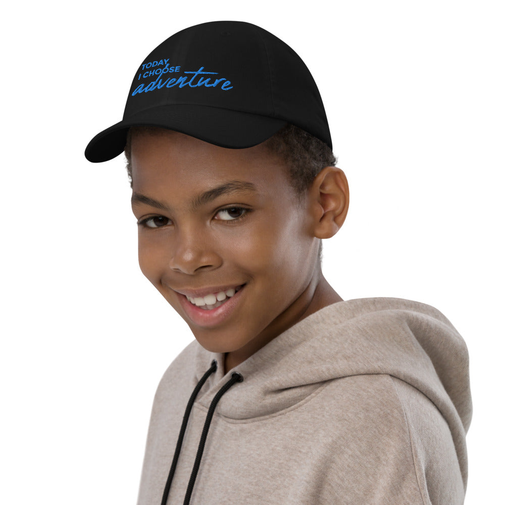 *Today I Choose Adventure* Embroidered Youth Cap