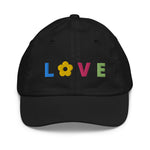 Hat, *Love* Embroidered Design Youth Size Cap