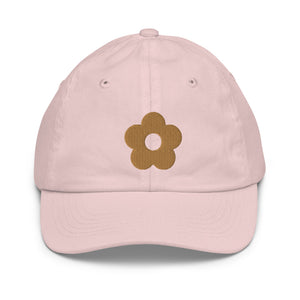 Hat, Youth Cap *Golden Flower* Embroidered Design
