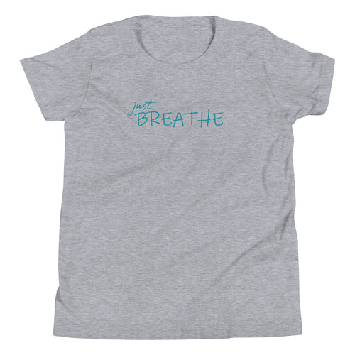 *Just Breathe* Design Youth Short Sleeve T-Shirt