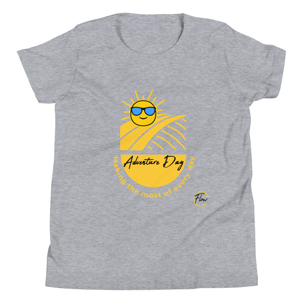 *Adventure Day* Design, Youth Short Sleeve T-Shirt