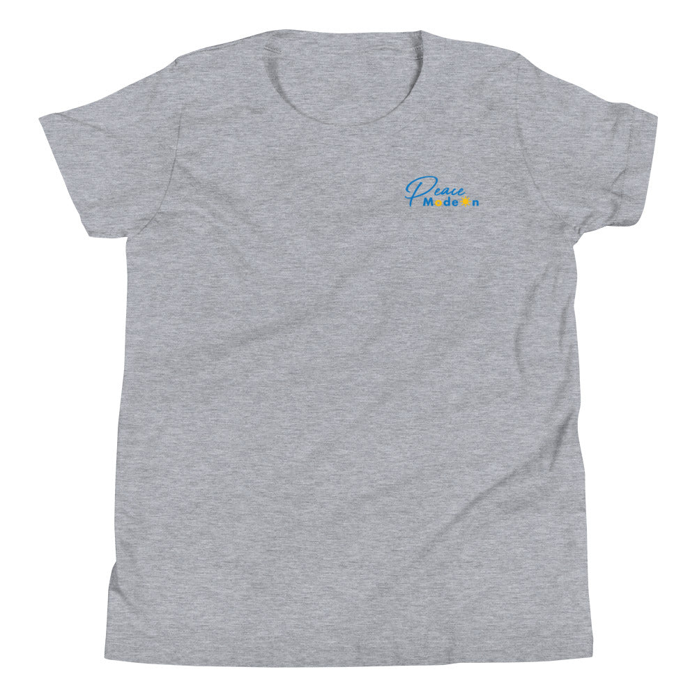 Youth Short Sleeve T-Shirt *Peace Mode On* Graphic Design