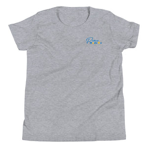 Youth Short Sleeve T-Shirt *Peace Mode On* Graphic Design