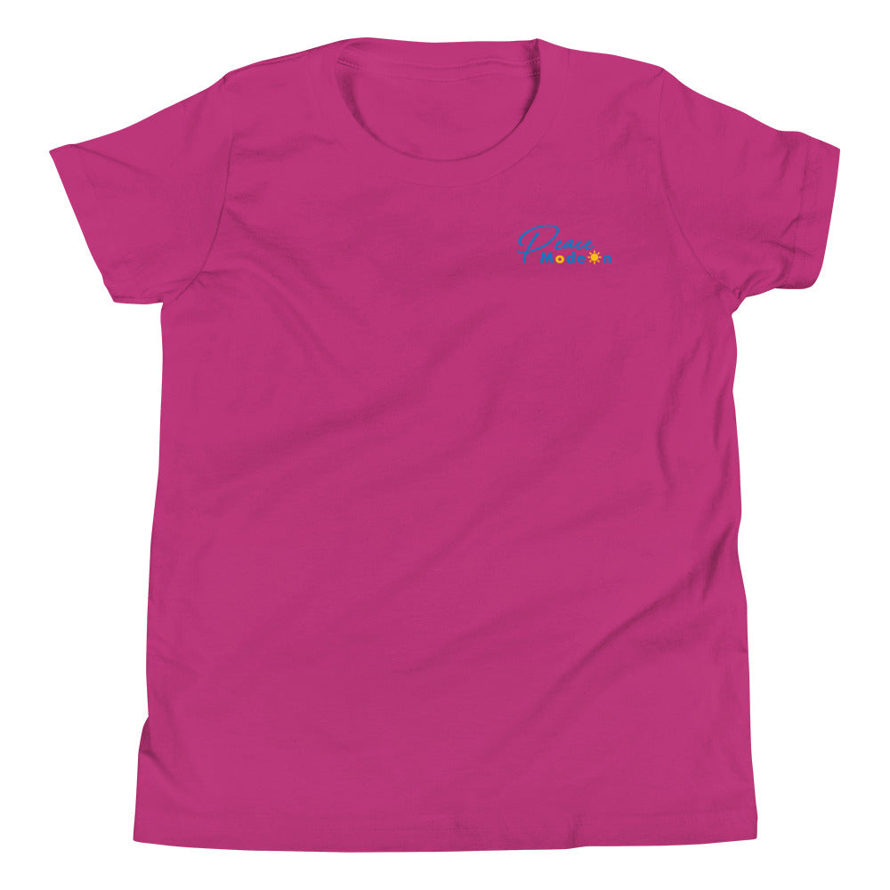 Youth Short Sleeve T-Shirt *Peace Mode On* Graphic Design