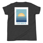 Youth Short Sleeve T-Shirt *Peace Mode On* Graphic Design