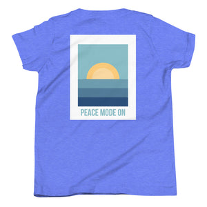 Youth Short Sleeve T-Shirt *Peace Mode On* Graphic Design