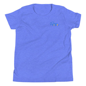 Youth Short Sleeve T-Shirt *Peace Mode On* Graphic Design